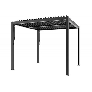 Pergola 3x4m aluminijum siva Green Bay 078504