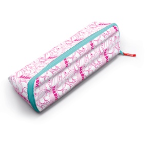 Pernica Prazna Maped 2 lica XXL Barbie 23x9x7,5cm roze bela - Img 2