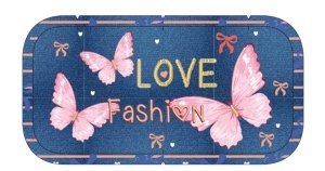 Pernica Prazna Ovalna Octopus Opc2611 Love Fashion 22x11x5cm plava