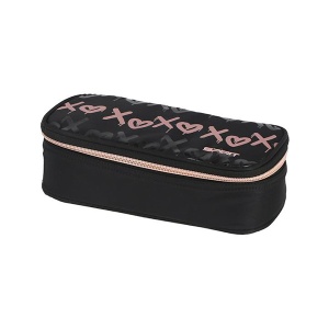 Pernica prazna Spirit My Bag 42 1 zip 23,5x6,5x12,5cm crna roze