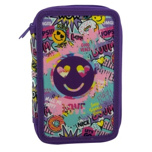 Pernica Puna 2 Zipa P2Zp2561 Smile Boom 19,5x12,5x4,5cm ljubičasta