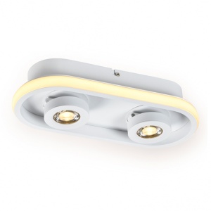 Plafonjera Vesta 475 10W+2x5W 3000K Bela 201420 - Img 2