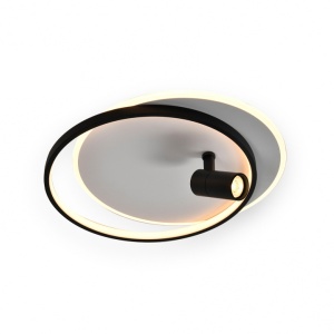 Plafonjera Vesta 482 36W+5W 3000K Crna 201405