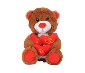 Plišana Igračka 20cm 0m+ Meda Sa Srcem Dizi Toys 511.MQT11512-MED-SR-20