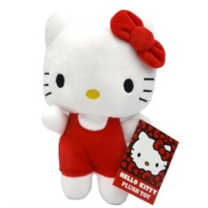 Plišana igračka Hello Kitty 30 cm crvena Sanvi 085562