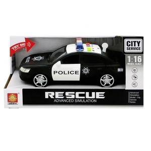 Policijski auto sa zvukom i svetlom City Service 42887