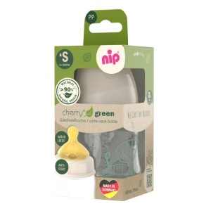 Polipropilenska flašica Green Bež 120 ml 0+ meseci Spor protok NIP A089062
