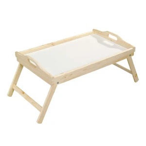 Poslužavnik za serviranje sa sklopivim nogama 50x35x23cm bor Kesper KSP69014