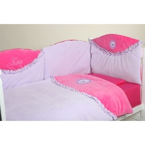 Posteljina za bebe 7 delova pliš Lav Leo 536 - Img 2