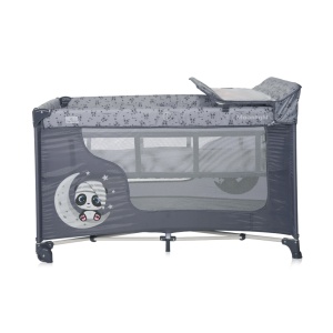 Prenosivi Krevet 2 Nivo 2023 Lorelli Cool Grey Pandas 10080412362