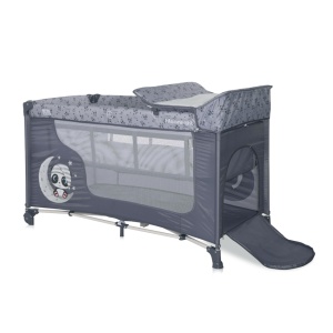 Prenosivi Krevet 2 Nivo 2023 Lorelli Cool Grey Pandas 10080412362 - Img 2