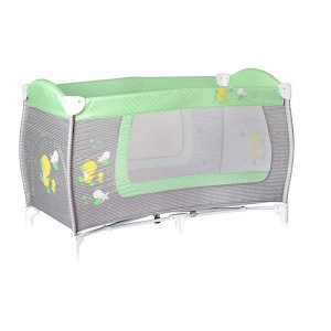 Prenosivi krevetac Danny 1 nivo Grey&Green Ducs Lorelli 10080351818