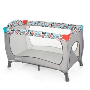 Prenosivi krevetac Sleep n Play Plus Hauck A029933 GUMB GREY - Img 2