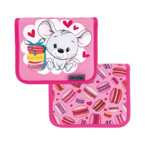 Puna dvodelna pernica Pulse Happy Mouse 20x13x4cm