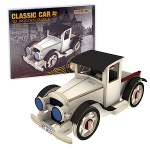 Puzzle 3D drvene puzzle klasični auto 64-713000