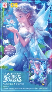 Puzzle svetlucave plava princeza 100 delova