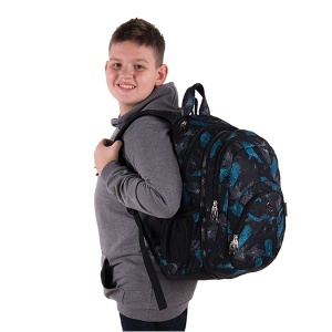 Ranac 2u1 Teens Blue Arrow Pulse 121799 - Img 3