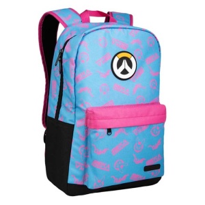 Ranac Jinx Overwatch D.Va Splash plava roze 52x36x21cm Poliester