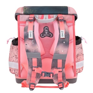 Ranac za školu Belmil Classy 403-13 Ballerina black pink 32x19x36cm - Img 3