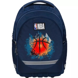 Ranac za školu NBA 2024 31x17x45cm plava košarka