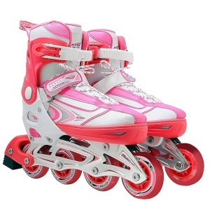 Roleri 126B sa svetlećim točkićima roze vel. 37-40 3090187