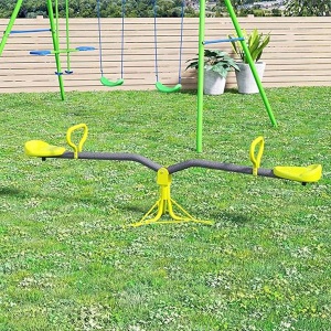 Rotirajuća klackalica za decu metal zelena Lemon LM-B020