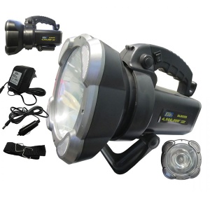 Ručna lampa punjiva Elit sa 12 LED dioda i halogenom sijalicom