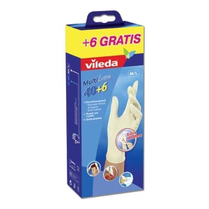 Rukavice za domaćinstvo MULTI LATEX 40+6 M/L Vileda 73698