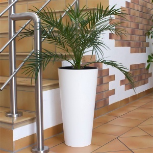 Saksija Tubus Slim 40x77cm Bela Prosperplast PR DTUS400-S449 - Img 2