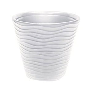 Saksija Wave 29x28cm bela Prosperplast PR DBWA300-S449