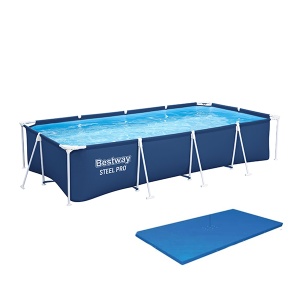 Set bazen 400x211x81cm sa pumpom i prekrivačem Bestway 56424/58107