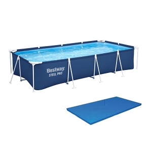 Set bazen Steel Pro 400x211x81cm sa prekrivačem Bestway 56405/58107