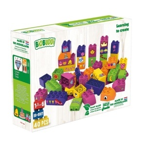 Set kocke learning to create 40 kom Biobuddi 55856