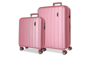 Set kofera 2/1 Wood pink Movom 53.189.6D