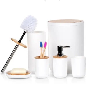 Set kupatilske galanterije 6 kom beli Vilde 568054