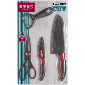 Set noževa i makaze 4 u 1 LT2098 Lamart KUH00075
