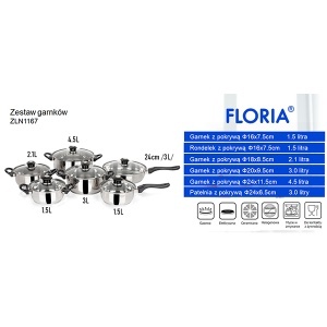 Set šerpi 12 u 1 Floria Zilan ZLN1167 - Img 3
