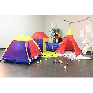 Set za igru Deluxe City 5u1 šator sa tunelom Knorr Toys 554346 - Img 4