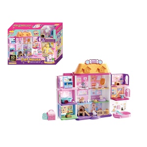 Set za igru kućica sa ljubimcima 74x21x55cm 628784