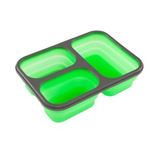 Silikonski lunchbox sa 3 pregrade Camry CR6698 - Img 3