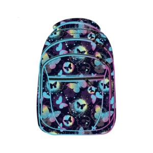 Školski Ranac Octopus Oby2633 Butterfly Stories 28x13x39cm teget