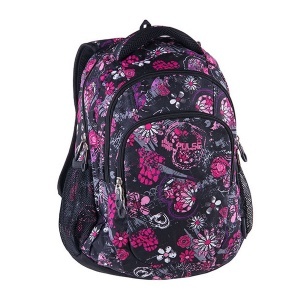 Školski ranac Teens Black Flower Pulse 121440
