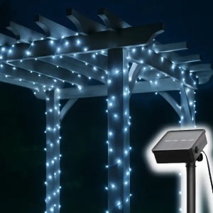 Solarni LED niz 14m 200 hladno belih dioda Home SLC200WH