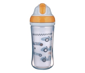 Šolja sa Slamčicom 260ml 12m+ Canpol Babies Auti 74/053 - Img 2