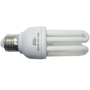 Štedna fluo sijalica Elit 4U 20W E27 2700K