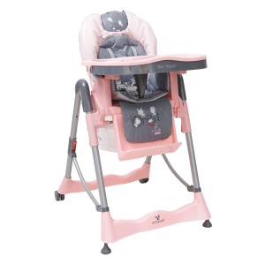 Stolica za hranjenje Cangaro Bon Appetit Pink CAN7226PI