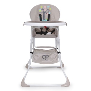 Stolica za hranjenje Cangaro Cherry Dark Grey CAN7684DG