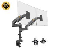 Stoni nosač za dva monitora North Bayou H180 mat crni 17-27 inča