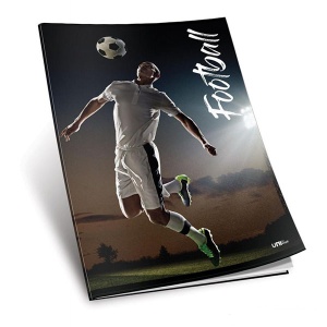 Sveska Sport Football A5 meki povez u kocke UNL-0733k