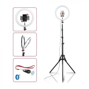 Svetlo za smartfon SpotLight Steady 120 LED Ring Hama 04643 - Img 2